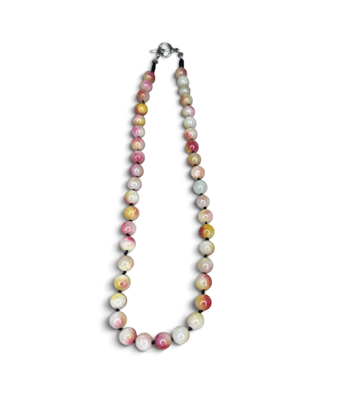 Blush Reverie | Pink Opal Beaded Necklace