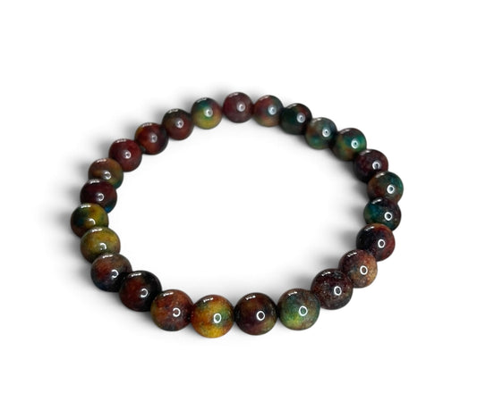 Ember Grove | Earth-Tone Beaded Bracelet