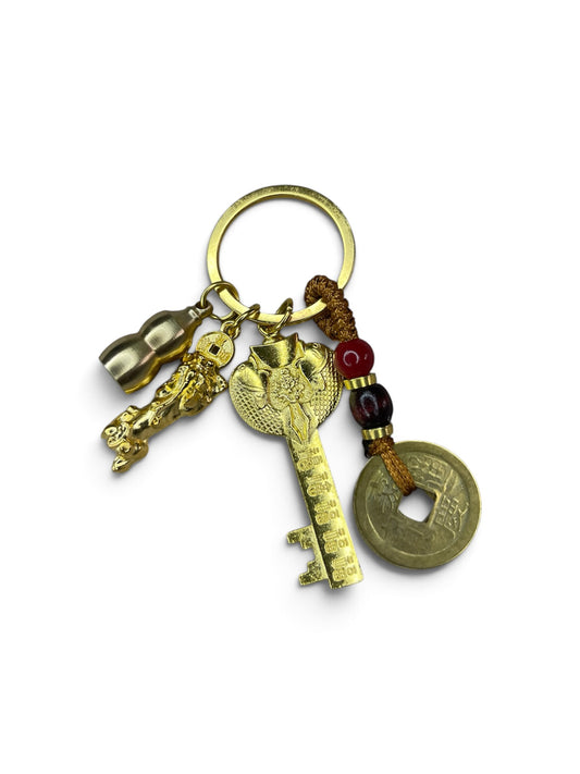 Golden Fortune | Good Luck Charm Keyring