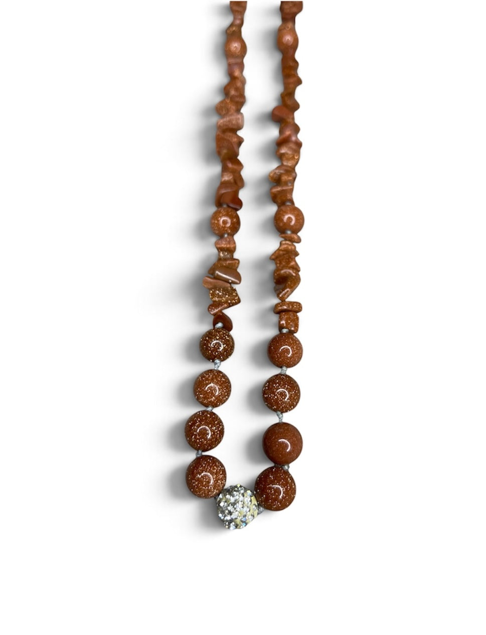 Golden Sand | Shimmering Beaded Necklace