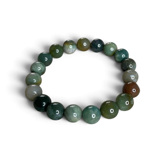 Forest Whisper | Green Beaded Bracelet