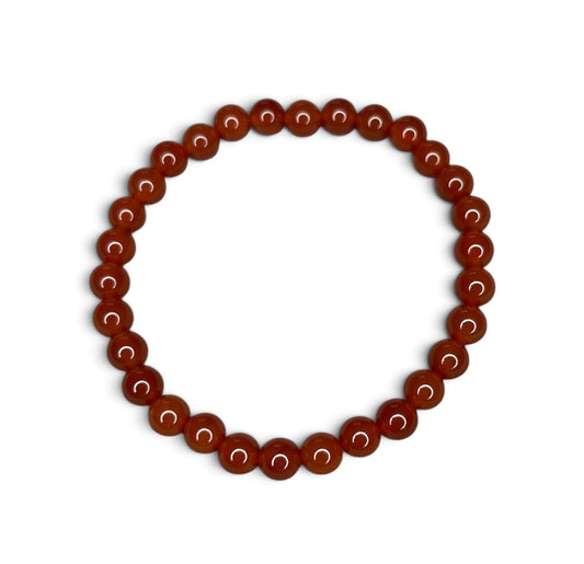 Ember Glow | Red Carnelian Bracelet
